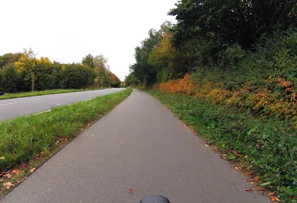 Route photo at kilometre 43