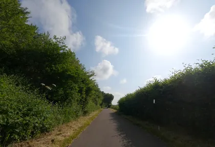 Streckenfoto bei Kilometer 16,2