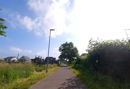 Streckenfoto bei Kilometer 17,2