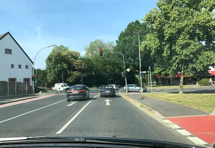 Streckenfoto bei Kilometer 9,8