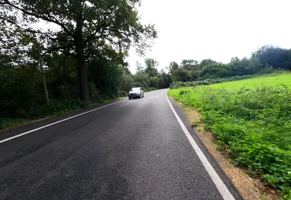Streckenfoto bei Kilometer 40