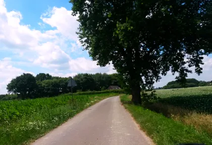 Streckenfoto bei Kilometer 23,4