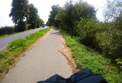 Streckenfoto bei Kilometer 34,6