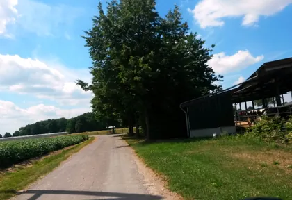 Streckenfoto bei Kilometer 21,2