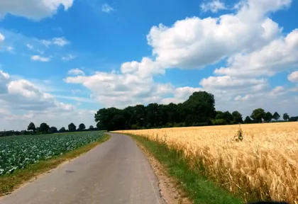 Streckenfoto bei Kilometer 22,4
