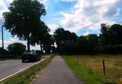 Streckenfoto bei Kilometer 21,8