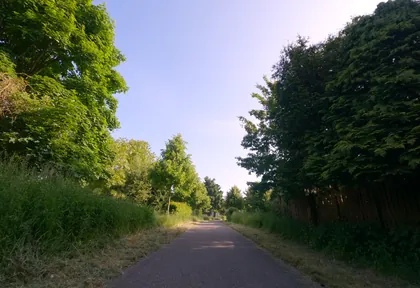 Streckenfoto bei Kilometer 10,6