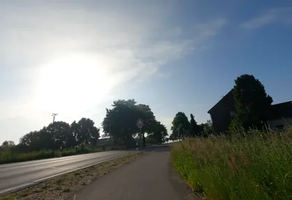 Streckenfoto bei Kilometer 17,4