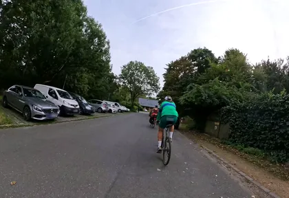 Streckenfoto bei Kilometer 10,5
