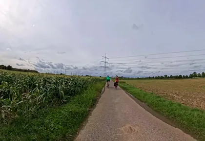 Streckenfoto bei Kilometer 7,6