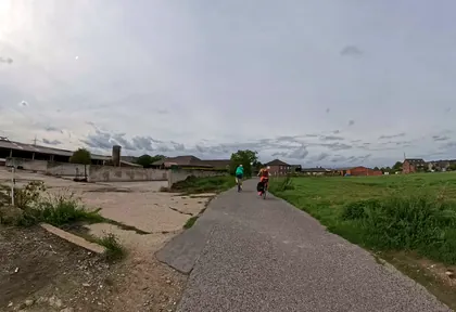 Streckenfoto bei Kilometer 8