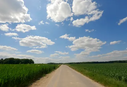 Streckenfoto bei Kilometer 11,1