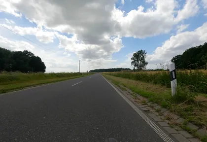 Streckenfoto bei Kilometer 13,8