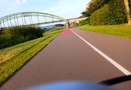Streckenfoto bei Kilometer 2,2