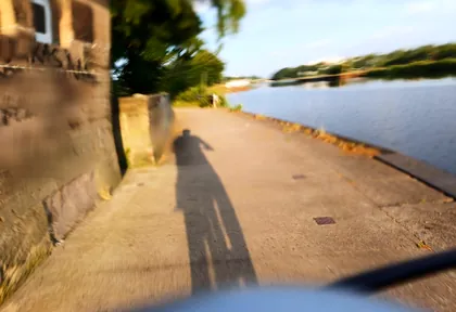 Streckenfoto bei Kilometer 1,2