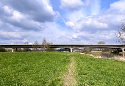 Streckenfoto bei Kilometer 34,1