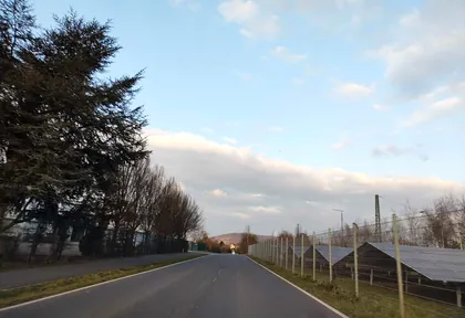 Streckenfoto bei Kilometer 12,4