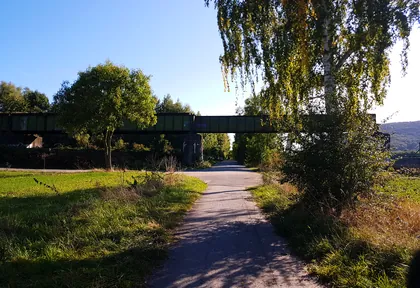 Streckenfoto bei Kilometer 6,6