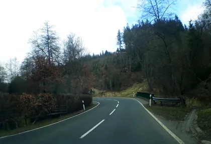Streckenfoto bei Kilometer 21,4