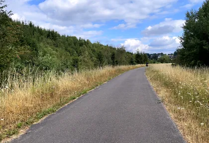 Streckenfoto bei Kilometer 19,4