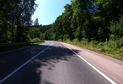 Streckenfoto bei Kilometer 1,8