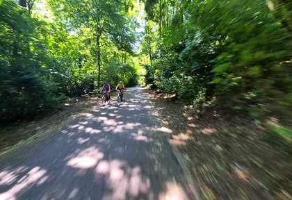 Streckenfoto bei Kilometer 0,8