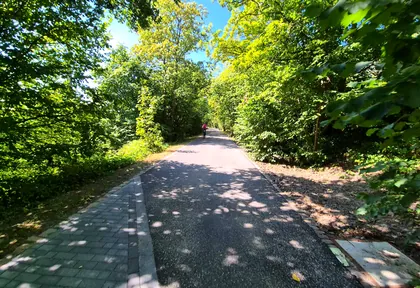 Streckenfoto bei Kilometer 1,4