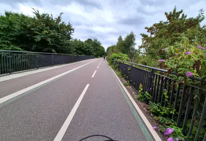 Streckenfoto bei Kilometer 27,4