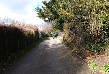 Streckenfoto bei Kilometer 24,9