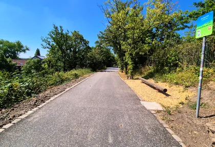 Streckenfoto bei Kilometer 1,2