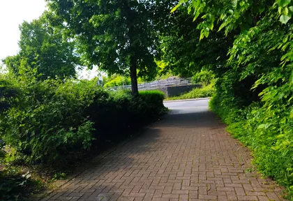 Streckenfoto bei Kilometer 0