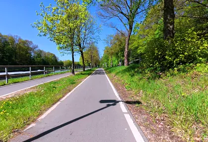 Streckenfoto bei Kilometer 26,5