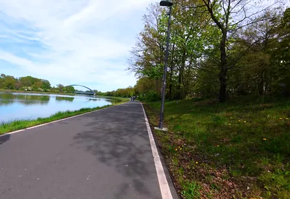 Streckenfoto bei Kilometer 24,2