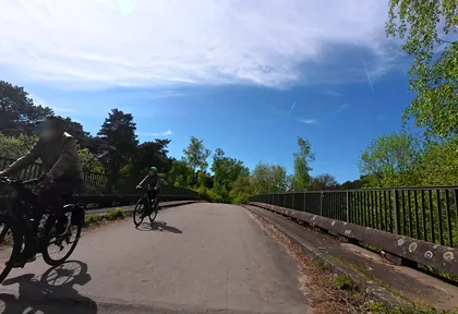 Streckenfoto bei Kilometer 22,8