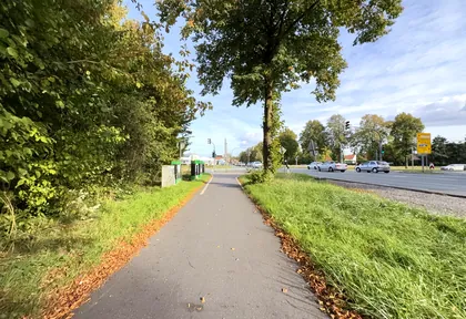 Route photo at kilometre 22