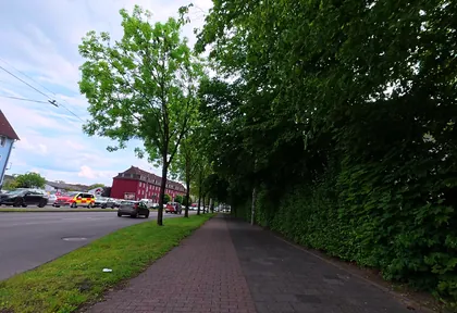 Route photo at kilometre 32.2