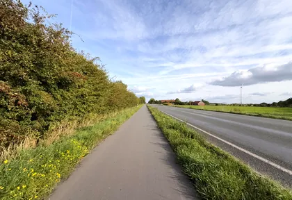 Route photo at kilometre 19