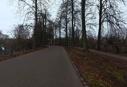 Route photo at kilometre 29.8