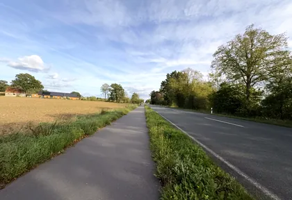 Route photo at kilometre 18