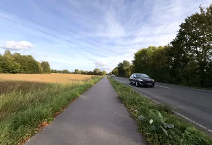 Route photo at kilometre 20.6
