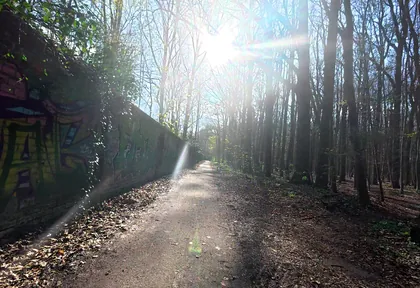 Streckenfoto bei Kilometer 6,4
