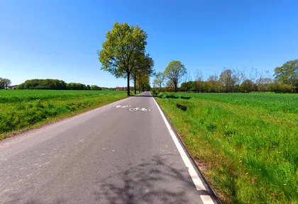 Streckenfoto bei Kilometer 9,3