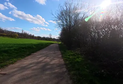 Streckenfoto bei Kilometer 7,4