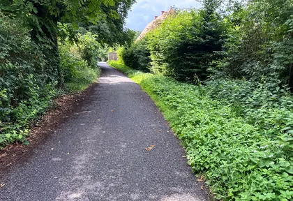 Streckenfoto bei Kilometer 5,7