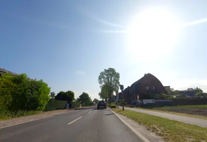 Streckenfoto bei Kilometer 18,5