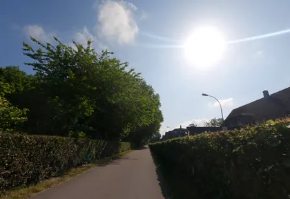 Streckenfoto bei Kilometer 19,4