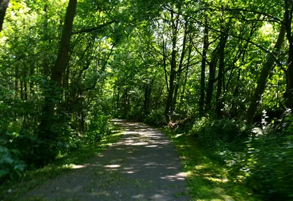 Streckenfoto bei Kilometer 6,6