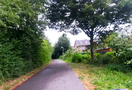 Streckenfoto bei Kilometer 35,1