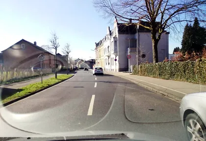 Streckenfoto bei Kilometer 0,6