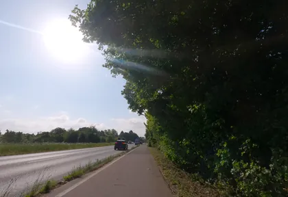 Streckenfoto bei Kilometer 18